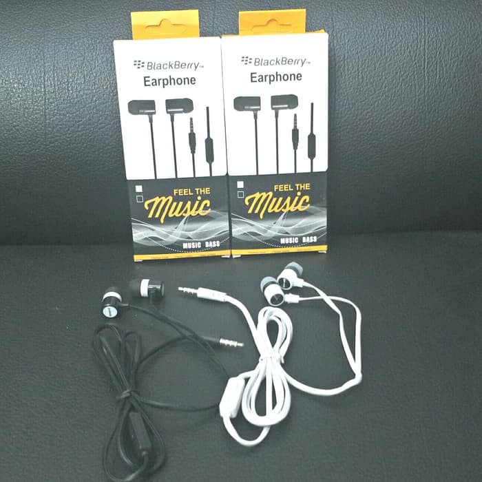 Headset Earphone Handsfree Original BlackBerry Extrabass Sound GR-12