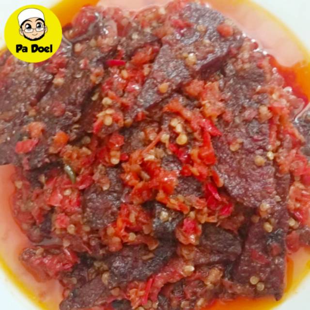 

Dendeng Kere Sambal Balado Pedas Gledek
