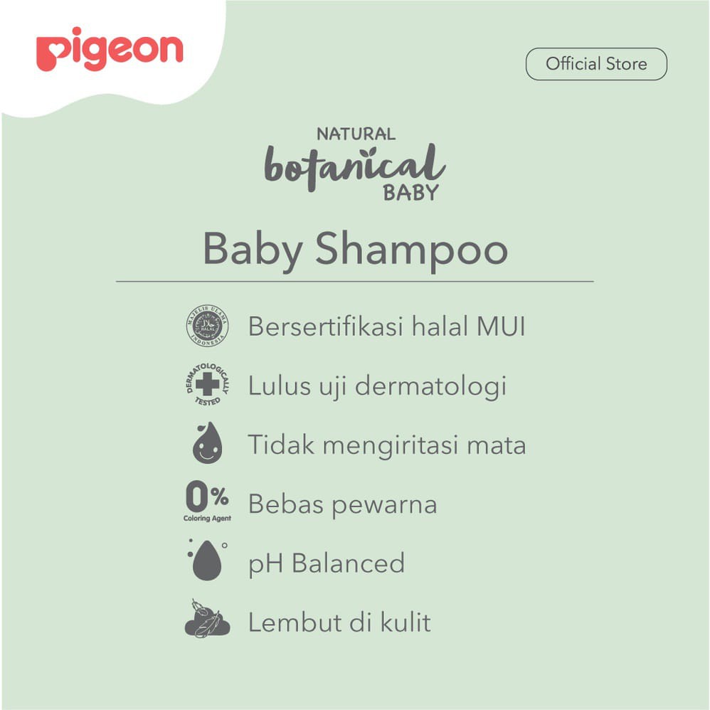 Pigeon Natural Botanical Baby Shampoo 240ml 3384