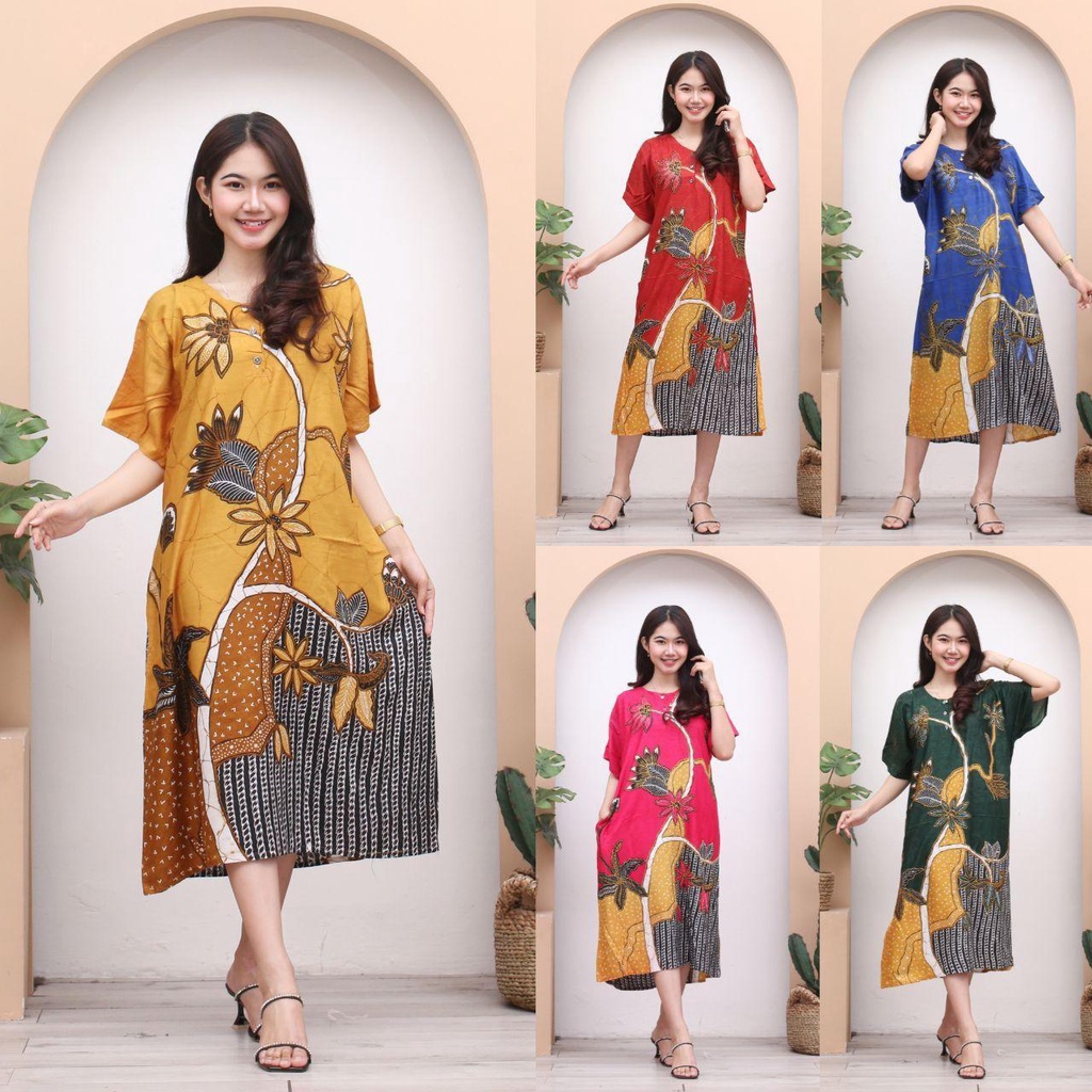 Daster Jumbo Varian BRIGITTA Daster Busui  Daster Cantik  Baju Tidur  Baju santai  Daster Batik