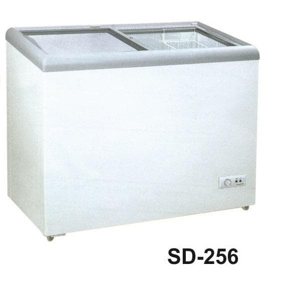 Harga Oke Gea Sd 256 Sliding Flat Glass Freezer Box Chest Freezer 83hs Indonesia