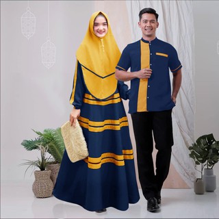 Baju Couple Pasangan Terbaru Kondangan Kekinian Modern Kapel Pesta Elegan Mewah Pasangan Muslim 2021 Shopee Indonesia