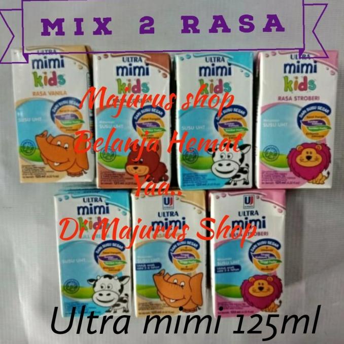 

BISA COD Ultra Mimi kids 125ml fullcream coklat stroberi vanilla isi 40 pcs - Chocolate