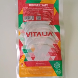 

Vitalia Beef Burger Patties Daging Sapi 250 gr isi 10 pcs