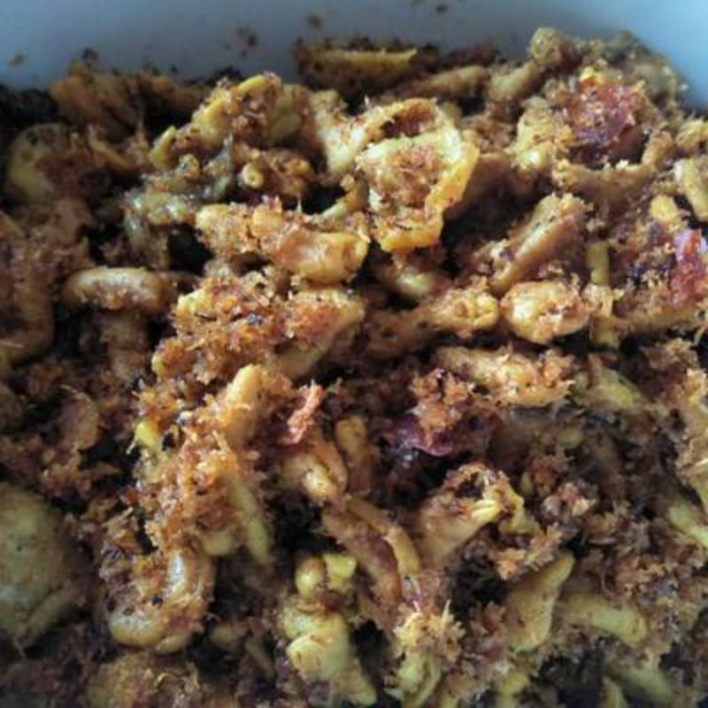 

serundeng usus ayam tanpa pengawet 200 gr