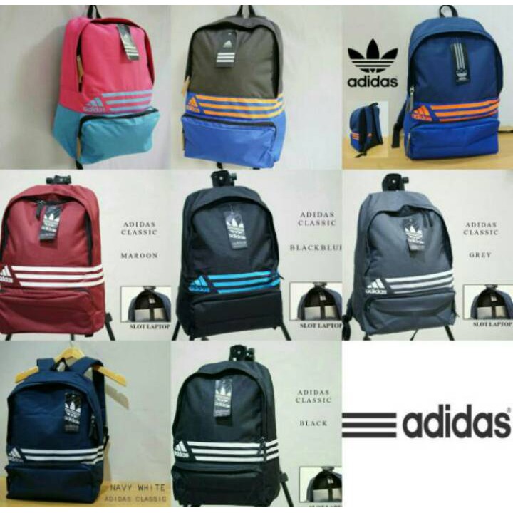 TAS RANSEL CEWEK / TAS RANSEL SEKOLAH ADIDAS CLASIC