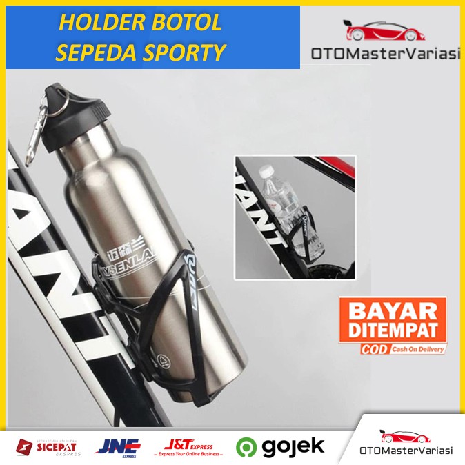 Dudukan Botol Sepeda Model Sporty Holder Botol Sepeda Model Jaring Sporty Dudukan Botol Sepeda MTB