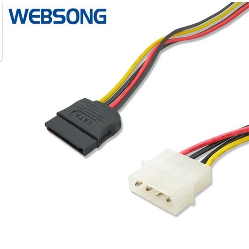 Kabel Power Molex to SATA High Quality Websong