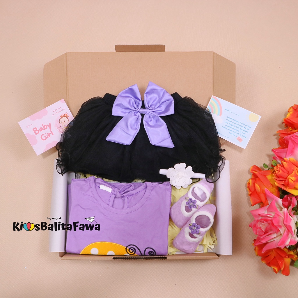 [SWEETIE] Hampers Set Baby Girl 3-18 Month / Kado Lahiran Bayi New Born Anak Perempuan Hadiah Dres