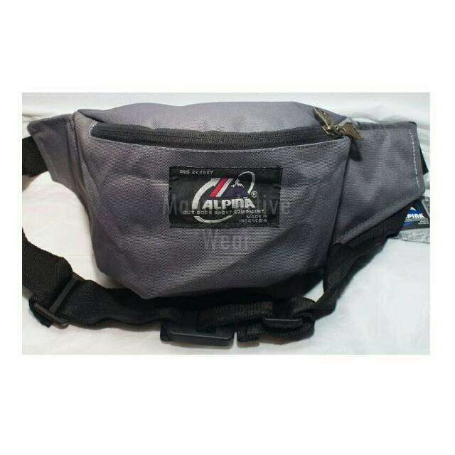 Tas Pinggang Waist Bag Sling Bag Travel Pouch Praktis Simple Merk Alpina 2