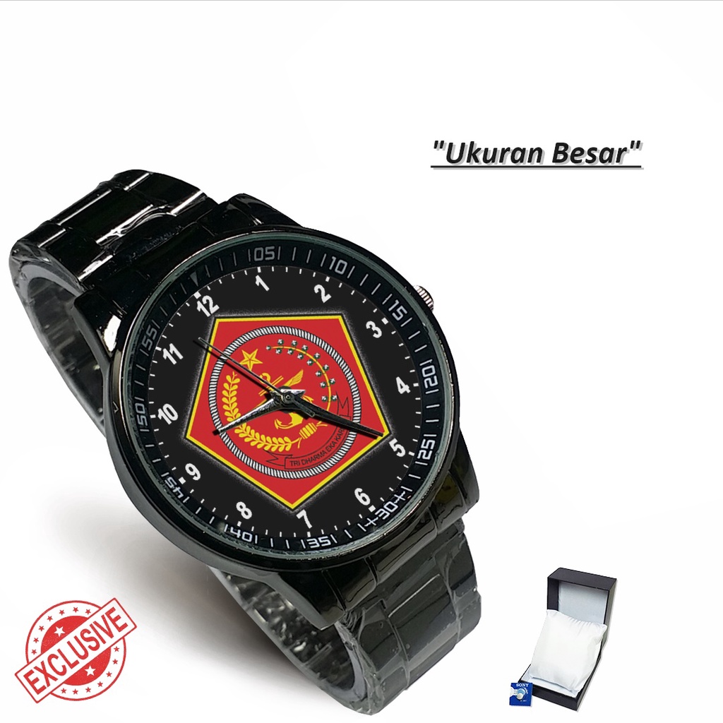 Jam Tangan Rantai Couple MARKAS BESAR TNI (Special)