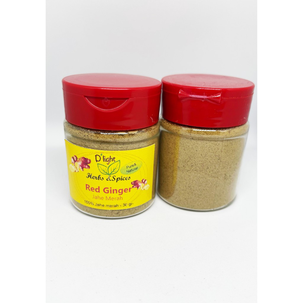 Jahe merah Bubuk Murni Tanpa Gula dan pengawet ORIGINAL 100% 30gr