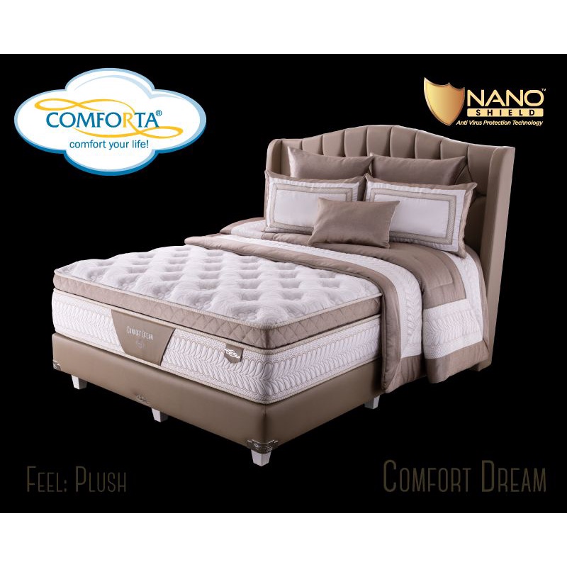 SET / Kasur Comforta Comfort Dream Spring Bed LATEX 100/120/160/180/200 springbed 160x200 180x200