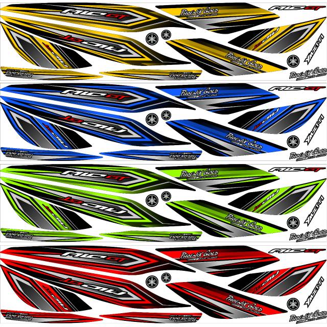 Striping Mio GT Variasi Sticker Stiker Scotlite Skotlet Motor Body List Skotlet Listt Motor Lis List