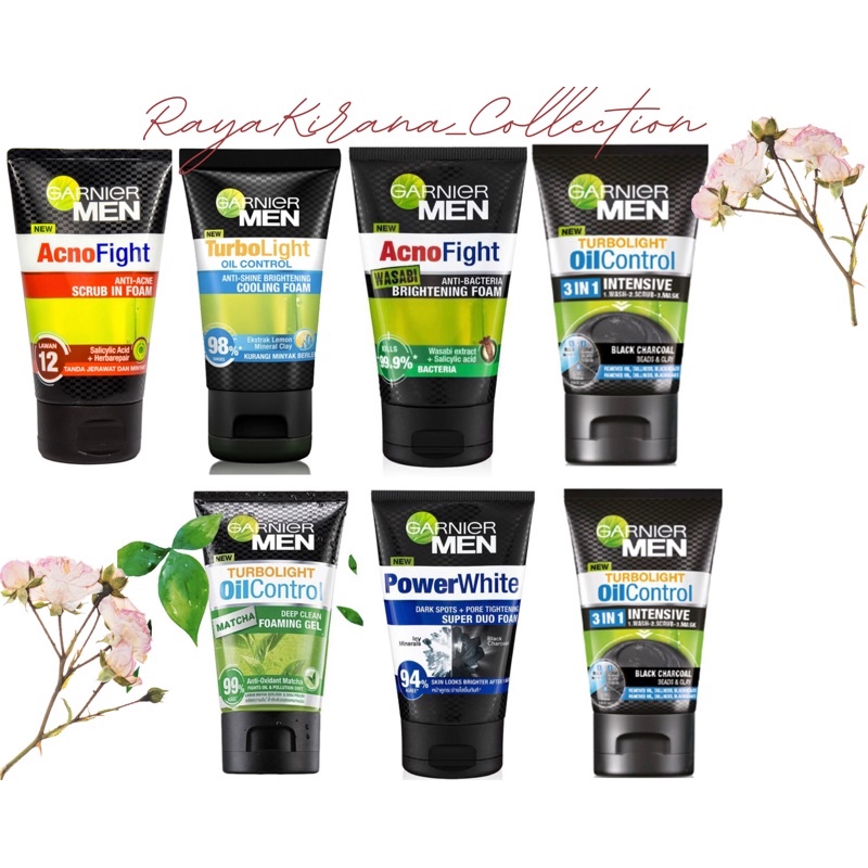 GARNIER MEN FACIAL FOAM//PERAWATAN WAJAH PRIA