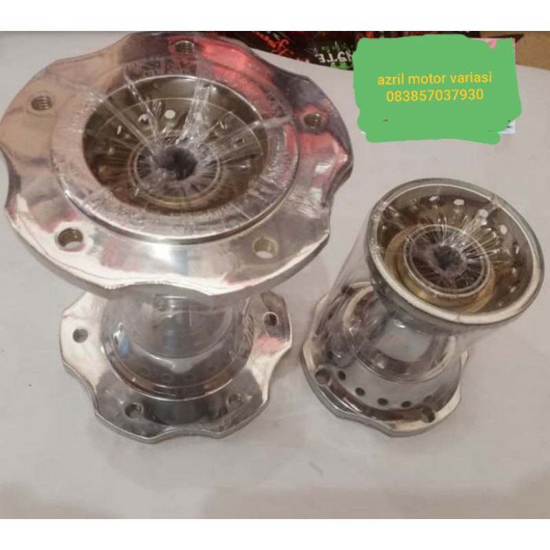 Tromol Set Becak Ninja RR,Ninja R,Vixion New,Cb150r Tanpa Sambungan/Tromol Becak Besi Depan Belakang