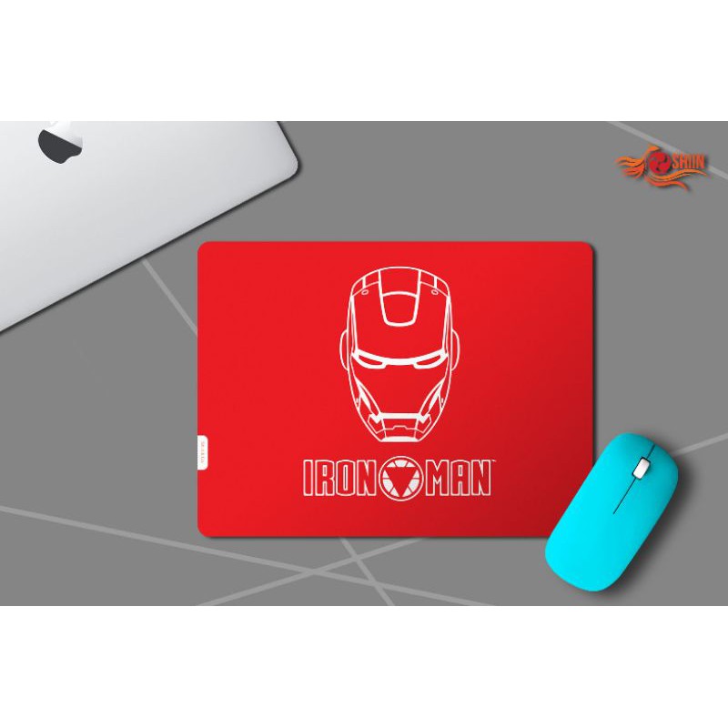 

MOUSEPAD 23X31 CM TEMA SUPERHERO MARVEL IRON MAN RED TIPE 04