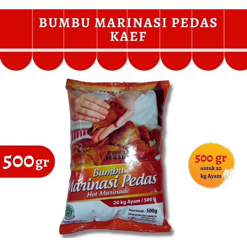 

Bumbu Marinasi ayam HOT Kaef,HALAL BPOM MD, lezat, mudah, higienis. *Sudah di asuransikan, packing dalam dus dan bublewrap*
