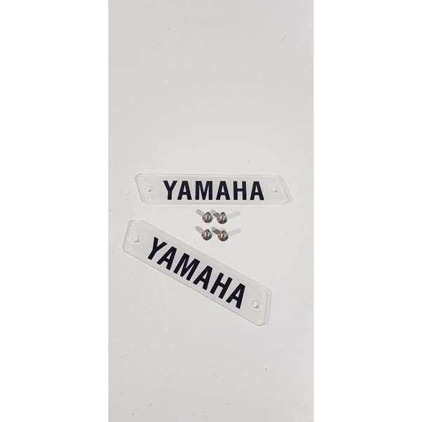 Emblem Cover Box Kempol Tempong Belakang Yamaha U5 U7 Logo Striping Yamaha U 7 U 5  Murah