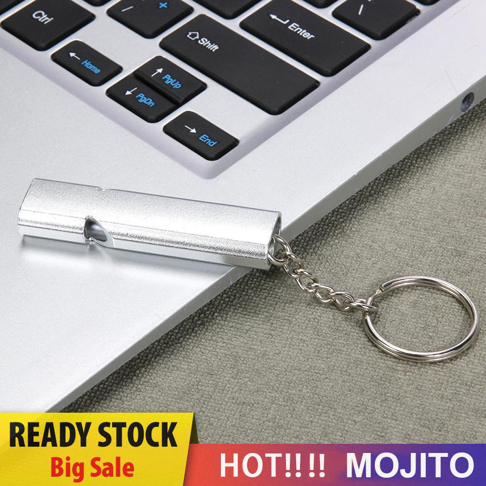 MOJITO Outdoor Camping Hiking Tool Aluminum Alloy Emergency Survival Whistle