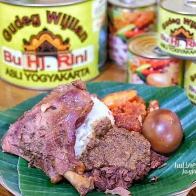 

Gudeg Kaleng Ibu Hj Rini Wijilan Jogja 210g