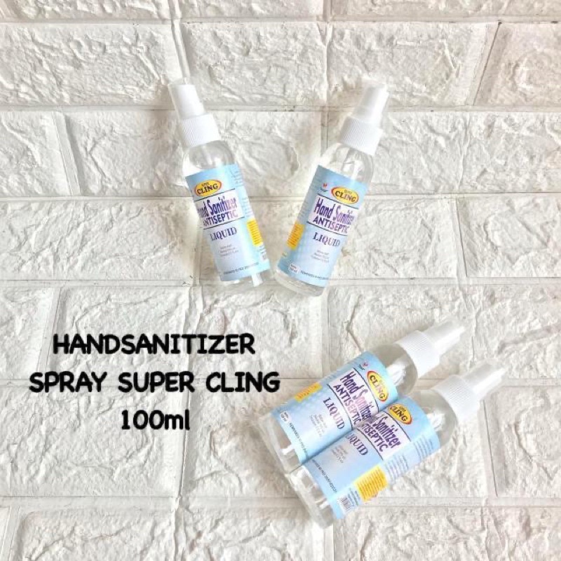 HANDSANITIZER SPRAY SUPER CLING 100ml