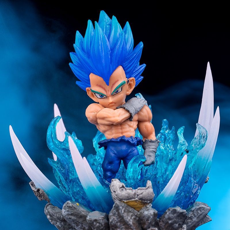 Mainan Action Figure Dragon ball Z Super Saiyan Broly Vegeta Son Goku Bahan PVC Dengan Led