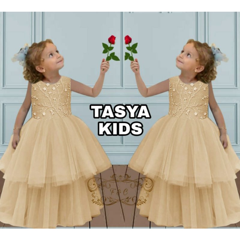 DRESS TASYA KID FASHION PAKAIAN ANAK PEREMPUAN FEHM