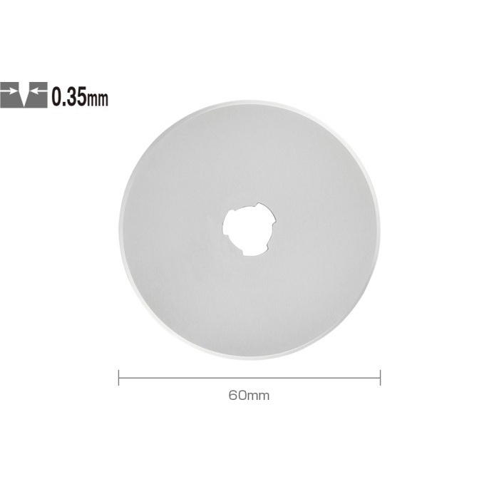 

Trendi Refill Rotary Cutter 60Mm Rb60-1 Spare Blade Olfa Sale!!!
