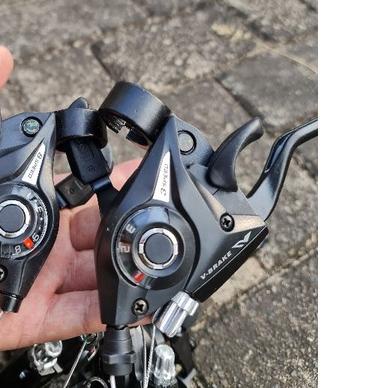 ✷ PENGATUR KECEPATAN GIGI SEPEDA SHIFTER HANDLE 7-3SPEED 8-3SPEED HANDLE BRAKE OPERAN SEPEDA ☆