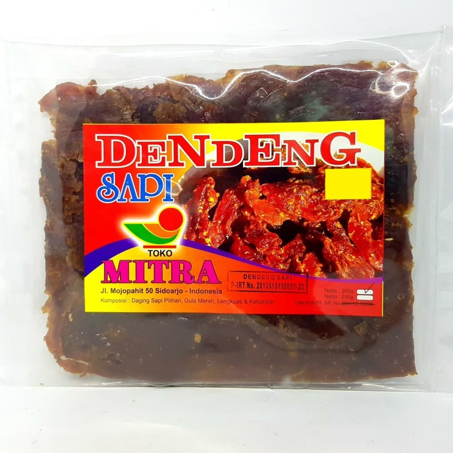 

MITRA DENDENG SAPI LEMBAR 200gr | BEEF JERKY MANIS TIPIS KHAS SIDOARJO