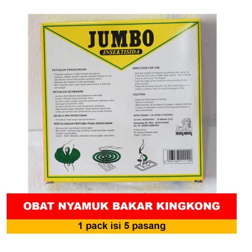 OBAT NYAMUK BAKAR JUMBO CAP KINGKONG