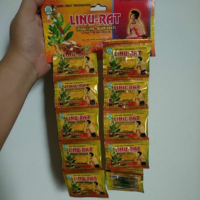 

Linu urat / Linu - urat kapsul 1 Pack isi 20 sachet @2kapsul/sachet