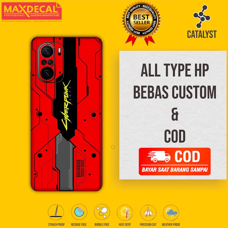 Garskin Poco F3 Fullbody Kode cyberpunk01 - Bisa Custom - Skin Case