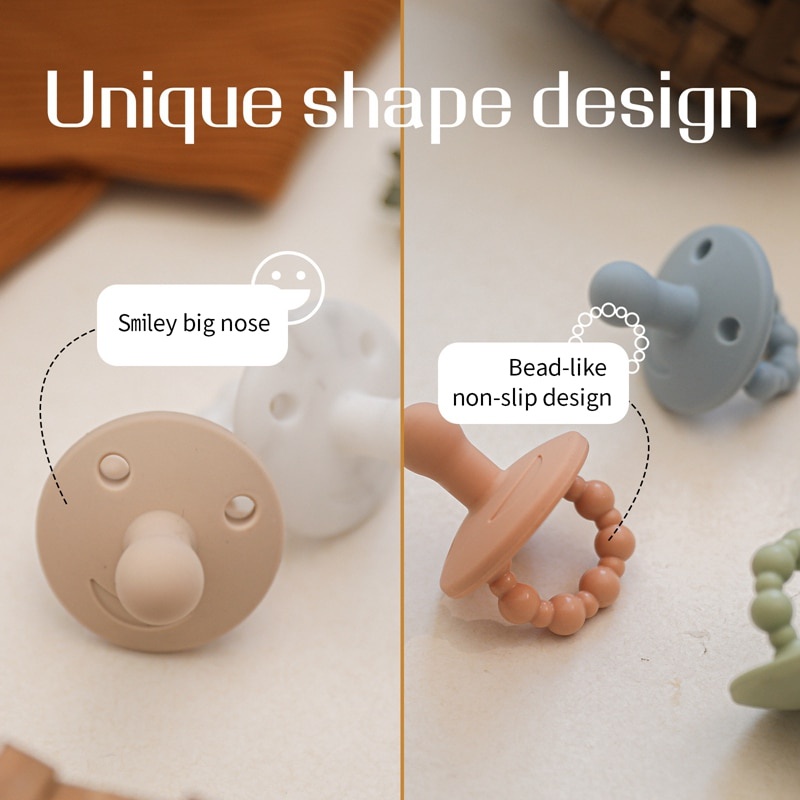 1 PC Bayi Silikon Penenang Dot Bpa Gratis Lembut Bayi Tumbuh Gigi Mengunyah Dot Teether Mainan Perawatan Aksesoris-6