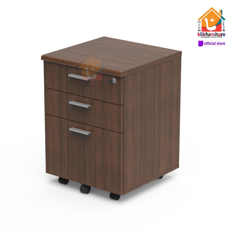 AMD 7133 MODERA Mobile Drawer / Laci Dorong Pedestal + Central Lock