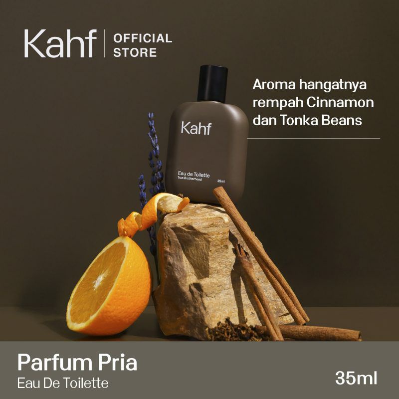 KAHF Revered Oud Eau de Toilette Parfum Pria Original
