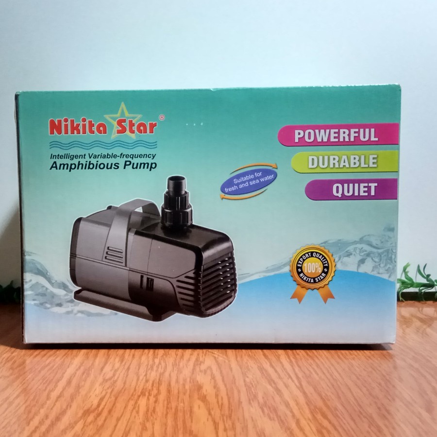 MESIN POMPA KOLAM NIKITA STAR NS 300 NS-300 LOW WATT NAIK 3 METER