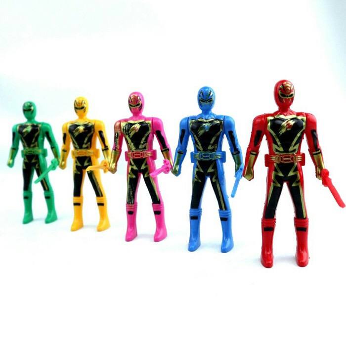 BISA COD) - MAINAN ANAK ANAK PROMO POWER RANGERS MINI ISI 5PC MAINAN ROBOT POWER RANGERS SET ROBOT SUPER HERO MURAH