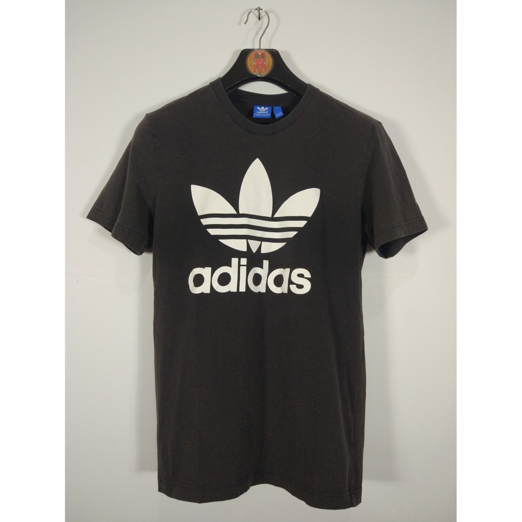  KAOS  ADIDAS  TREFOIL SECOND ORIGINAL SIZE L WARNA HITAM 