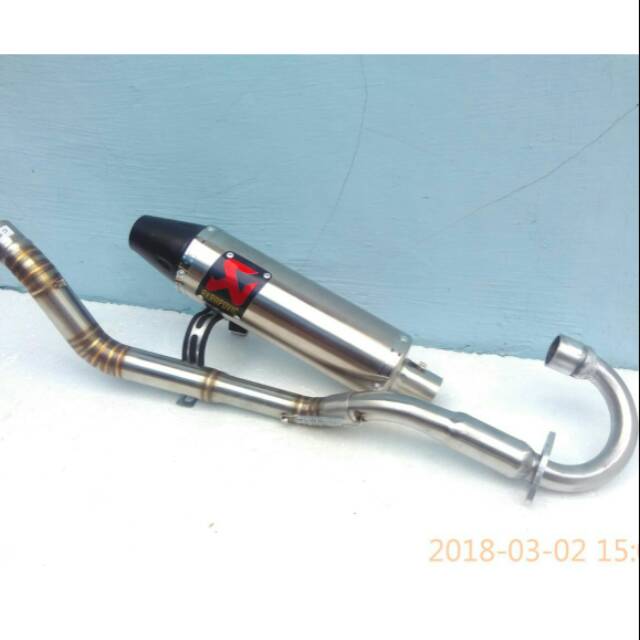 Knalpot racing akrapovic for HONDA CRF 150