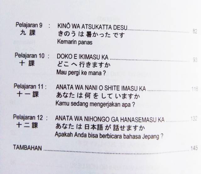 Nihongo Nyuumon Bahasa Jepang Untuk Pemula Indonesia