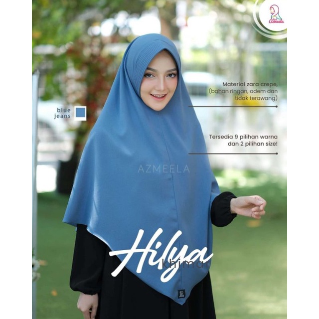 KHIMAR HILYA AZMEELA - KHIMAR AZMEELA - JILBAB INSTAN KAIN CREPE