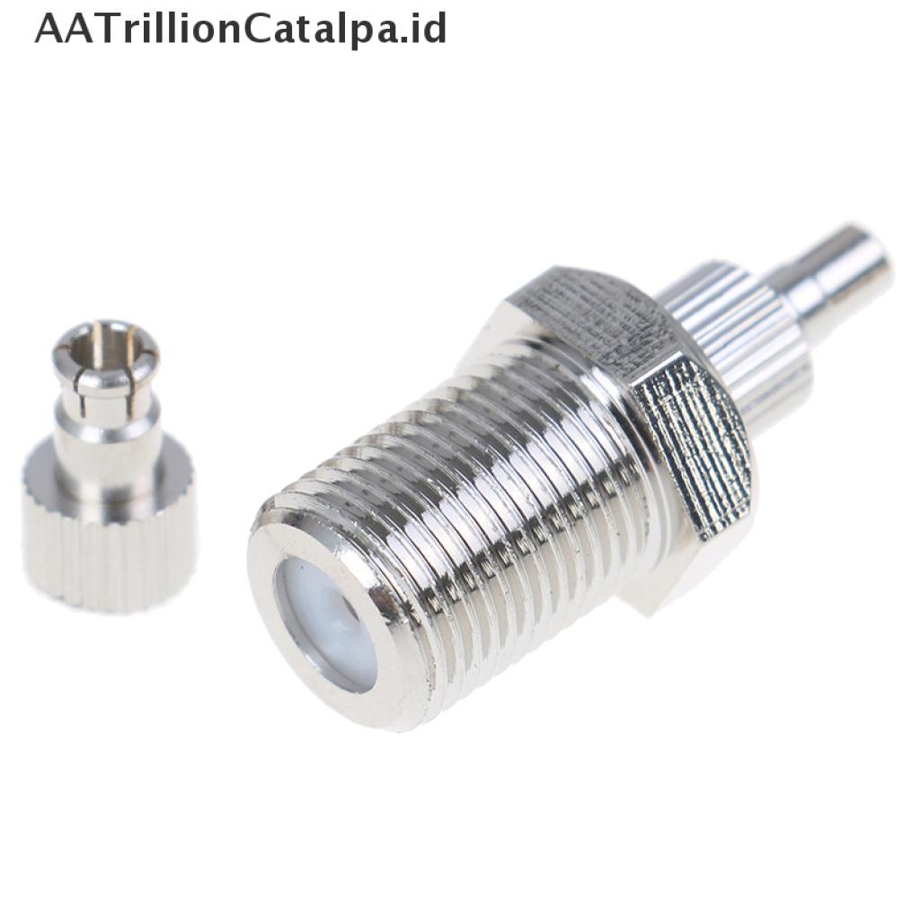 Adapter Konektor Coaxial RF Female Ke TS9 / CRC9 Male Plug