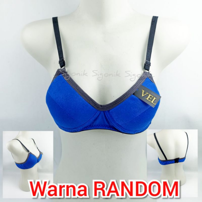 Bra BH Cup Busa Wanita Dewasa 34 36 38 BATOK Besar Tanpa Kawat Cewek Remaja Perempuan Big Size Jumbo Sigonik