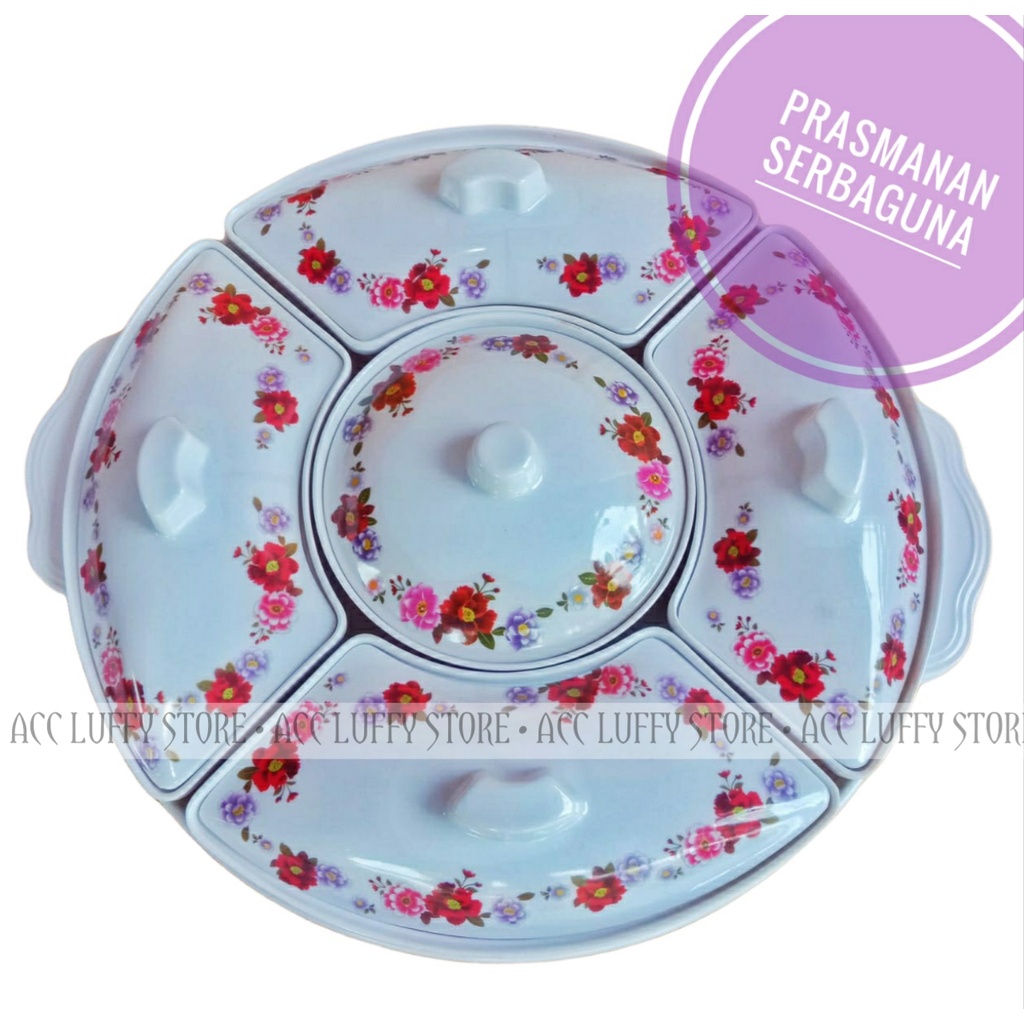 Party Set Prasmanan Melamin 5 wadah