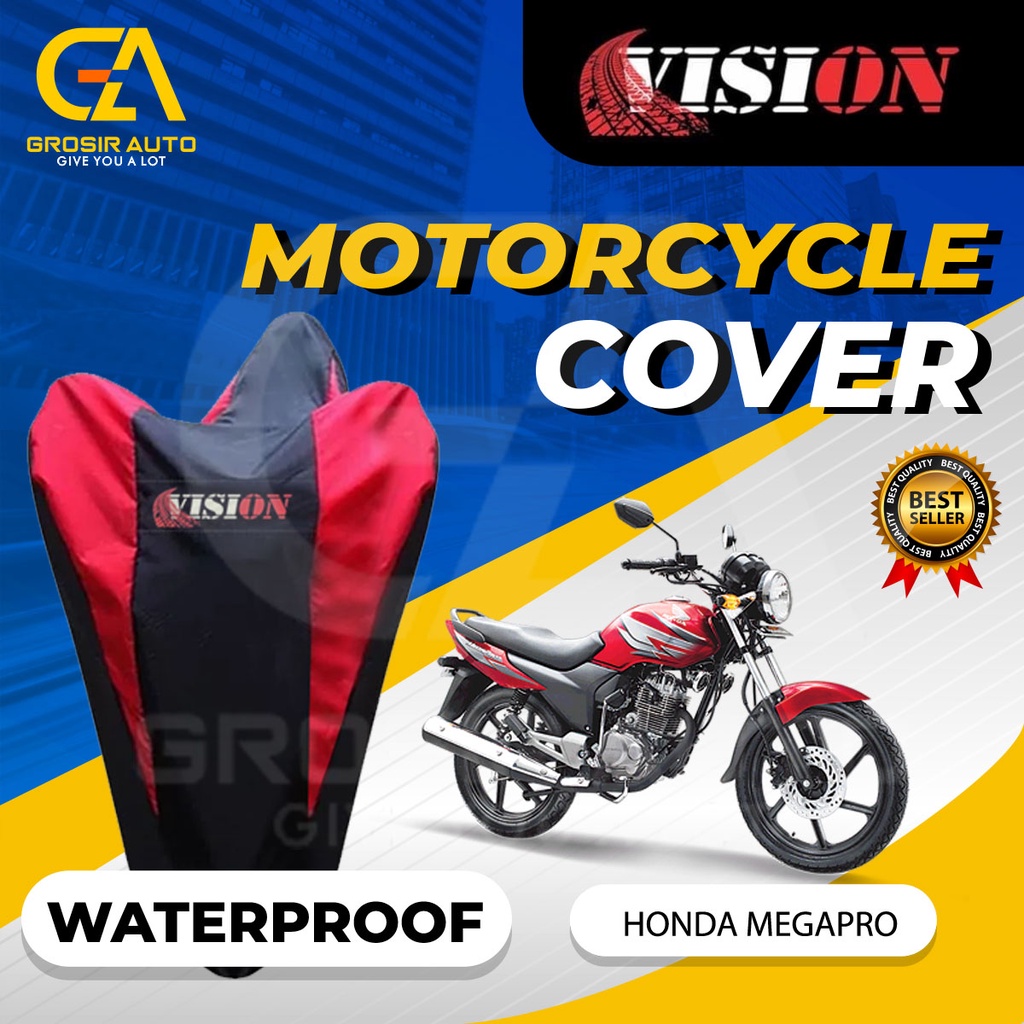 Sarung Motor MEGA PRO Anti air Vision / Cover Selimut Penutup Sarung Mantel Motor Vision