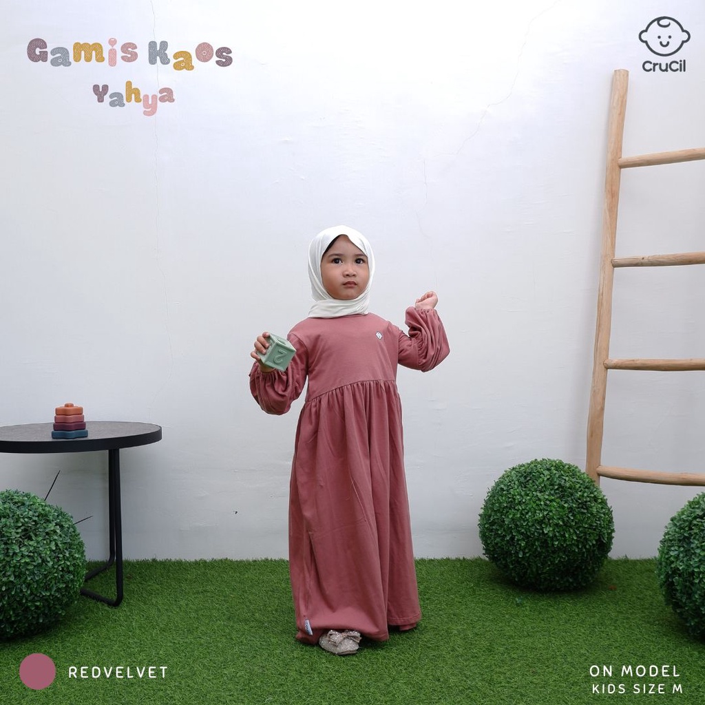 CruCil Factory Baju Gamis Kaos Yahya (0m-2y)