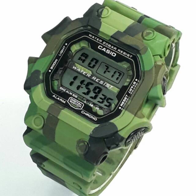 Jam tangan cowo/pria Casio G-SHOVK g shock GX56 Army gren