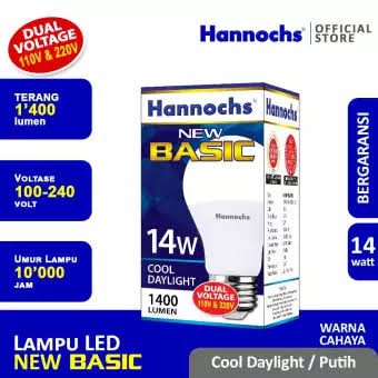 Lampu LED Murah Hannochs Basic LED Bulb 14W